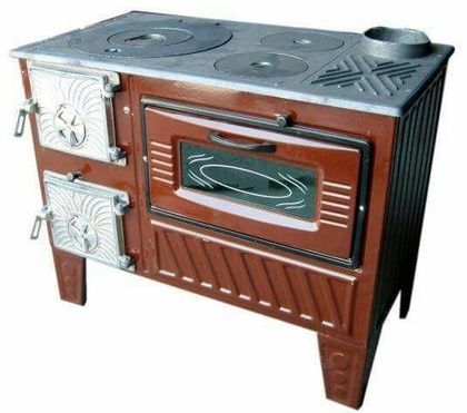 Отопительно-варочная печь МастерПечь ПВ-03 с духовым шкафом, 7.5 кВт в Ревде