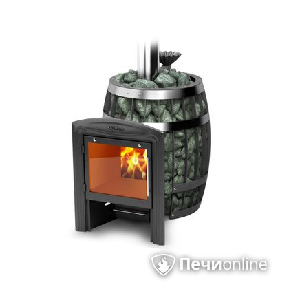 Дровяная банная печь TMF Саяны II Carbon Витра ЗК в Ревде