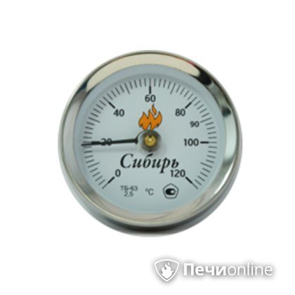 Комплектующие для печей и котлов Биметалический термометр ТБП-63 в Ревде