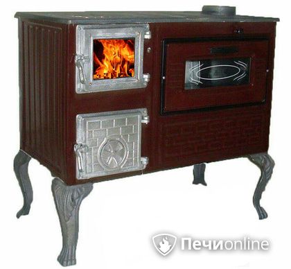 Отопительно-варочная печь МастерПечь ПВ-06 с духовым шкафом, 7.5 кВт в Ревде