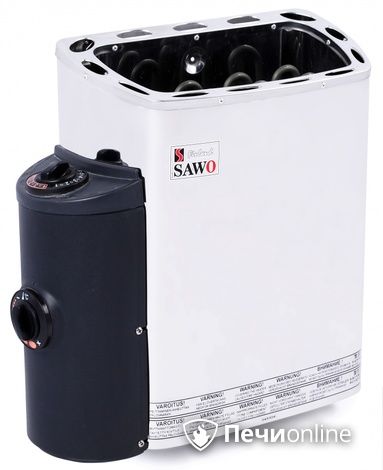 Электрокаменка для сауны Sawo Mini MN-30NB-Z со встроенным пультом управления в Ревде