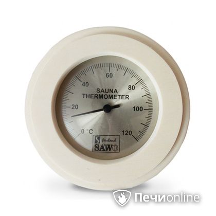 Термометр Sawo 230-TA Круглый со стеклом осина в Ревде