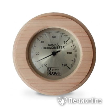 Термометр Sawo Термометр 230-TD Круглый со стеклом кедр в Ревде