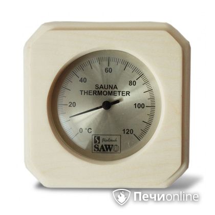 Термометр Sawo 220-TA Прямоугольный осина в Ревде