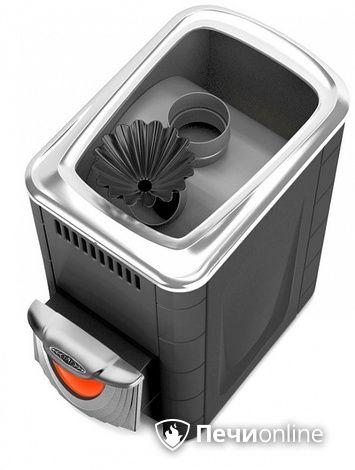 Дровяная банная печь TMF Ангара 2012 Inox ДНС КТК ЗК антрацит в Ревде