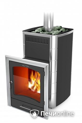 Дровяная банная печь TMF Калина II Inox БСЭ антрацит НВ ПРН в Ревде