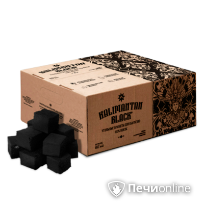  Kalimantan Black Кокосовый уголь для барбекю, 8кг в Ревде