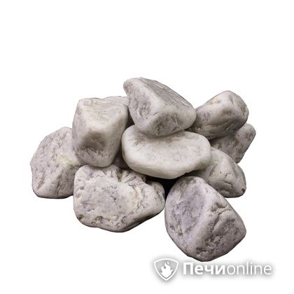 Камни для бани Огненный камень Кварц шлифованный отборный 10 кг ведро в Ревде